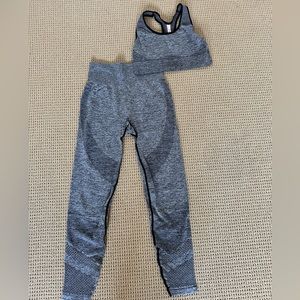 Seamless Leggings and Sports Bra